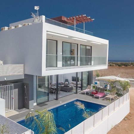Anassa Seaview Villa - Stunning Panoramic Views Protarász Kültér fotó